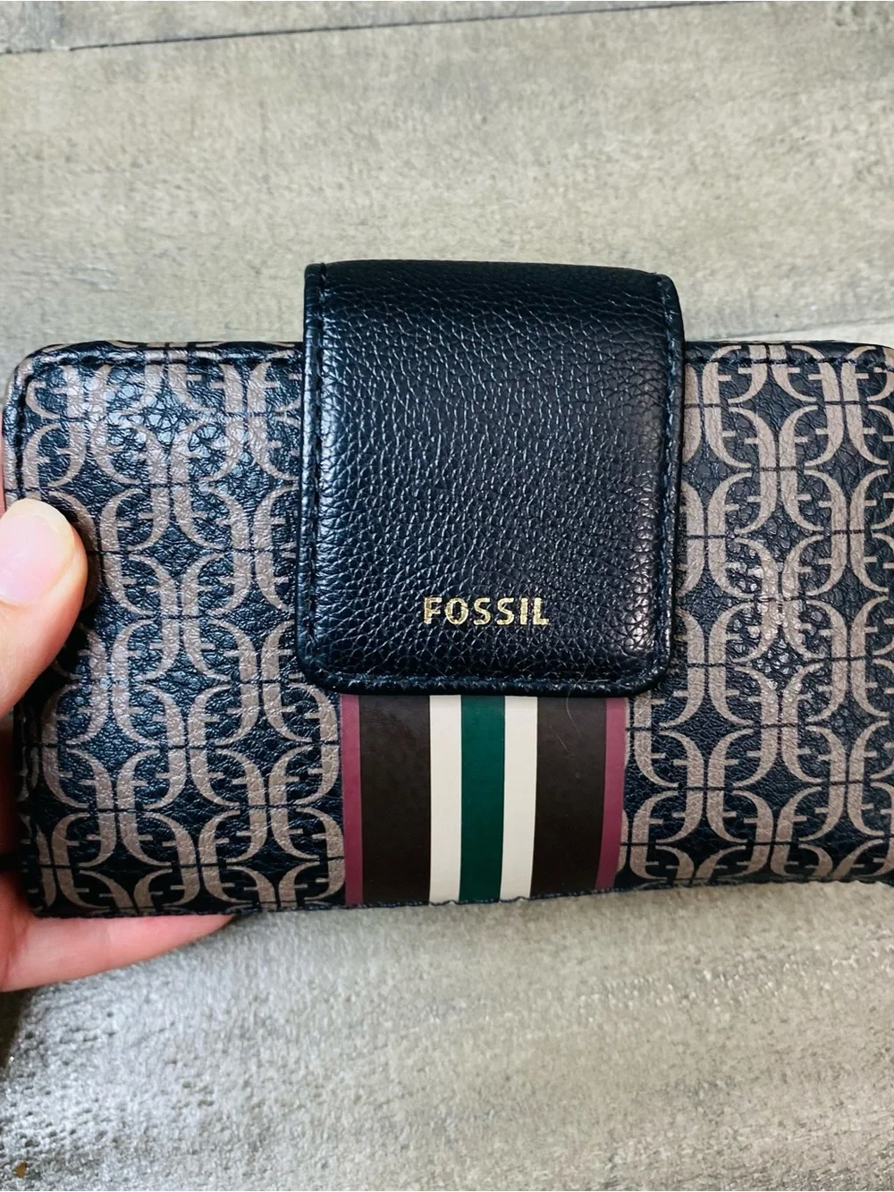 Fossil Satchel Handbag and MatchinFossil Satchel Handbag and Matching Wallet Set